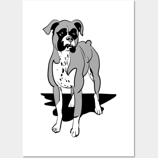 Boxer Dog Posters and Art